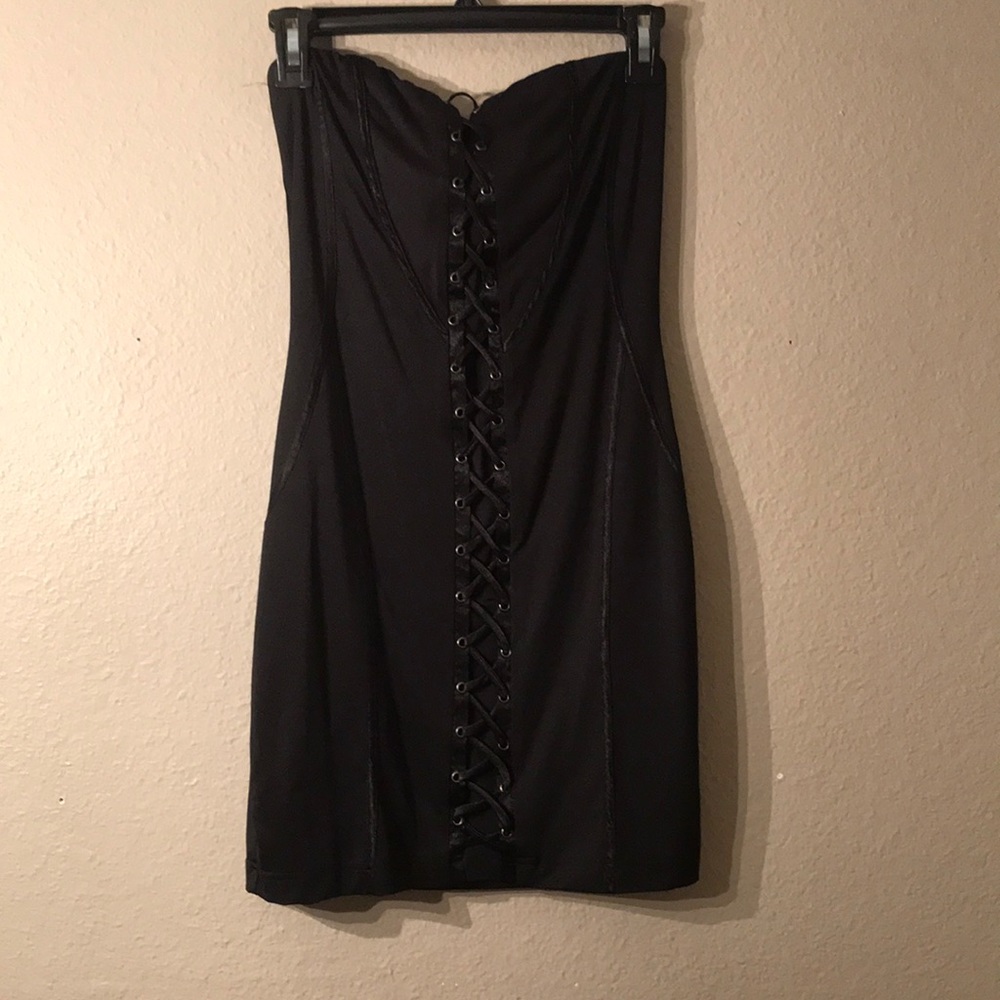 Forever 21 Black Mini Dress (Small)